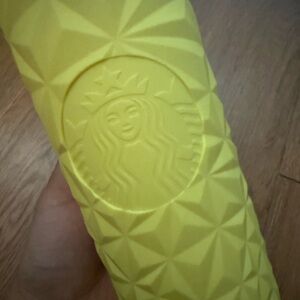Starbucks Geometric Yellow Tumbler